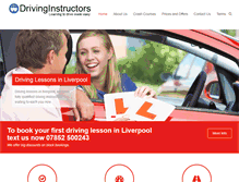 Tablet Screenshot of driving-lessons.me.uk